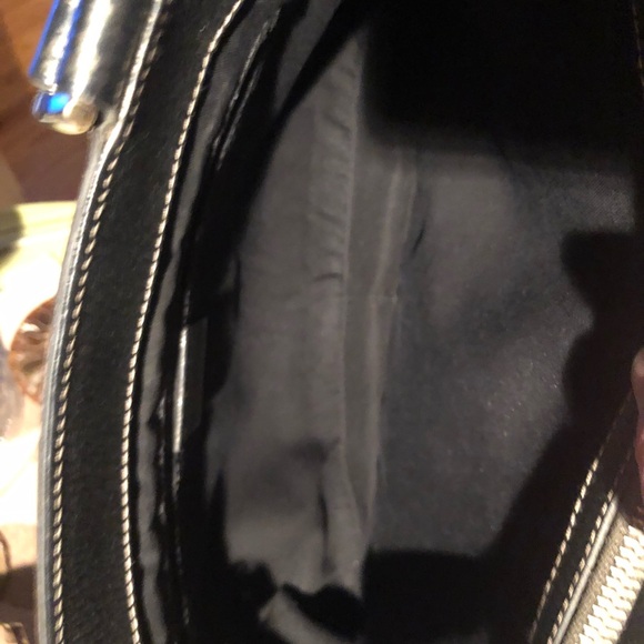 Authentic Gucci Shoulder bag/tote.  Rich beige tones with bronze tone trim.  EUC - Picture 12 of 16